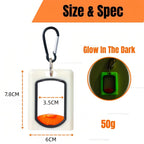 Portable Glow-in-the-Dark Cable Tie Organizer Tool