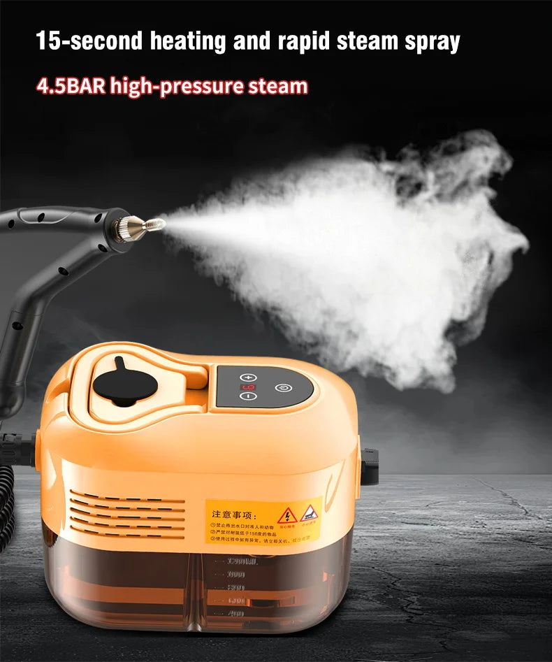 High-Pressure Handheld Steam Cleaner for Deep Home Cleaning - 12