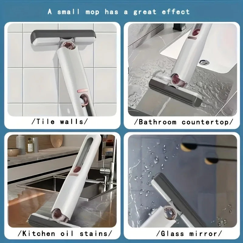 Portable Self-Squeezing Mini Cleaning Mop