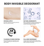 Long-Lasting Invisible Full Body Deodorant Cream