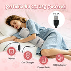 USB Heated Cat Plush Pillow for Period Cramps and Pain Relief