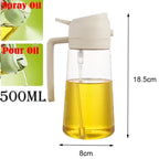 2-in-1 Kitchen Oil Spray and Pour Dispenser