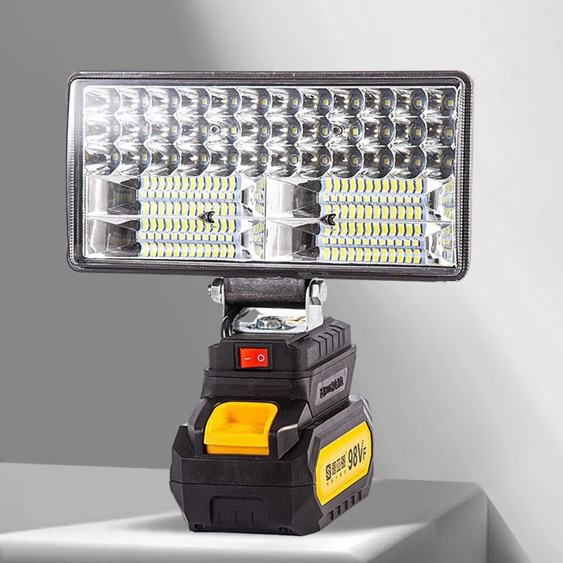Portable LED Work Light for 18V Power Tool Batteries