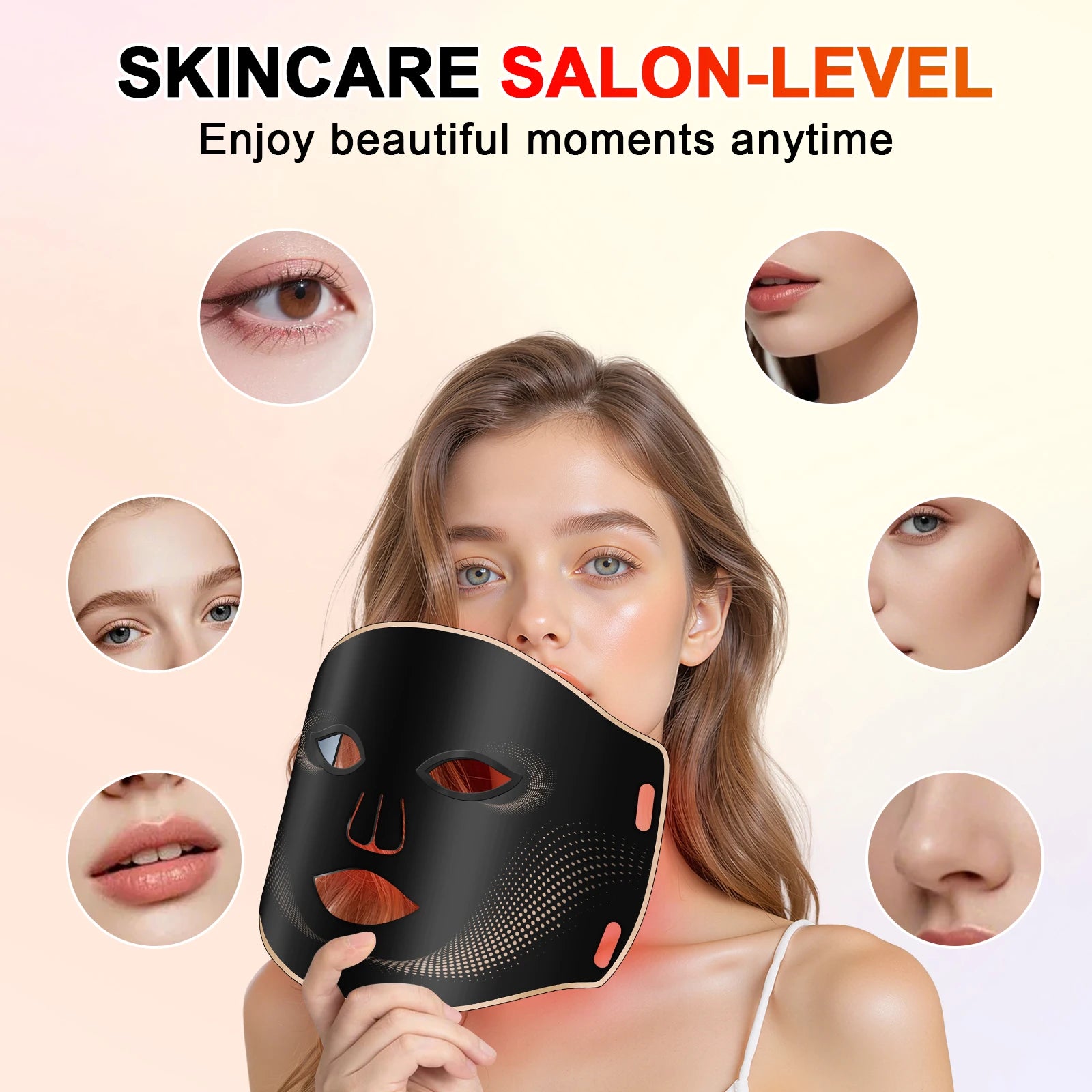 7-Color LED Silicone Facial Mask for Skin Rejuvenation - 5