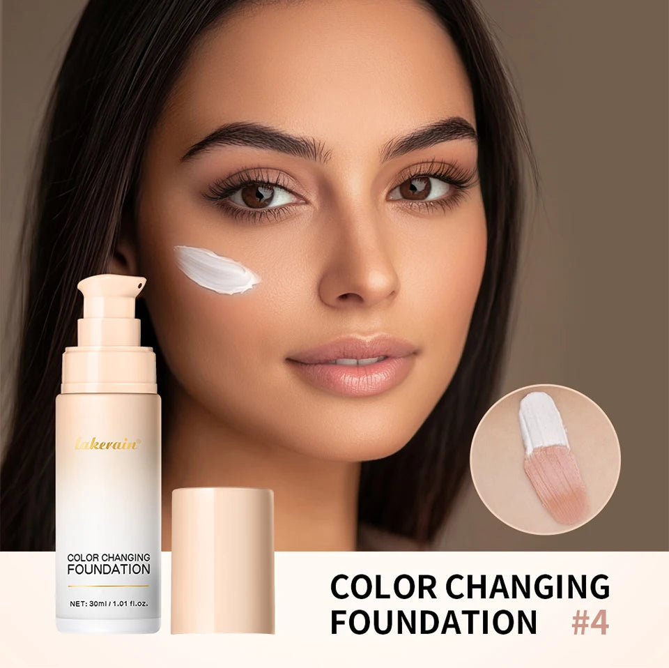 Color-Changing Liquid Foundation for Flawless Radiant Skin - 9