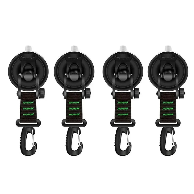 Heavy-Duty Suction Cup Anchor Hooks for Camping and Travel