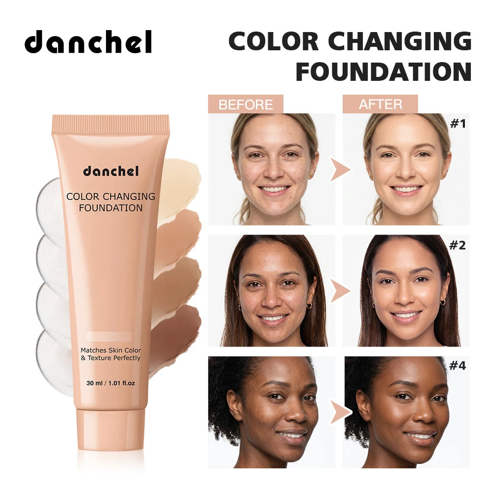 Color-Changing Liquid Foundation for Flawless Skin Tone