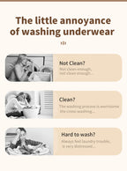Portable Mini Washing Machine for Underwear and Small Clothes