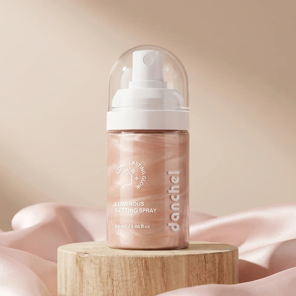Luminous Hydrating Makeup Setting Spray for Radiant Dewy Finish