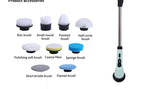 9-in-1 Electric Cordless Spin Scrubber for Deep Home Cleaning