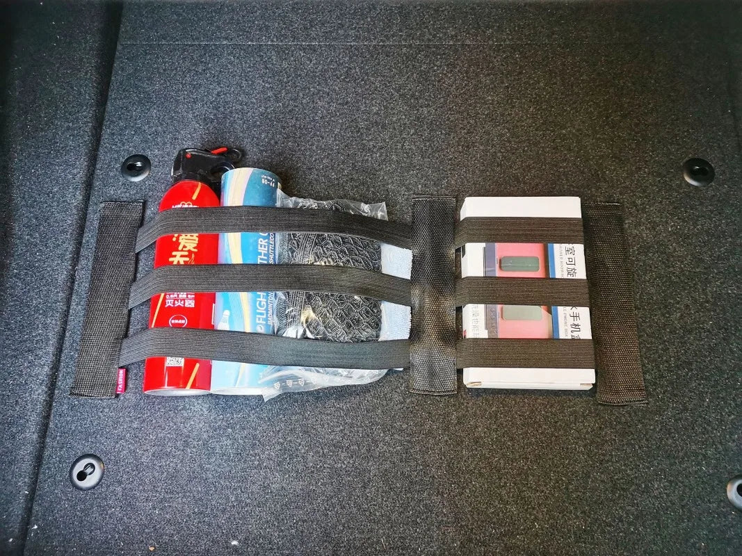 Elastic Car Trunk Organizer Fixing Straps - 9