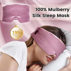 Silk Sleep Mask for Total Blackout and Rest