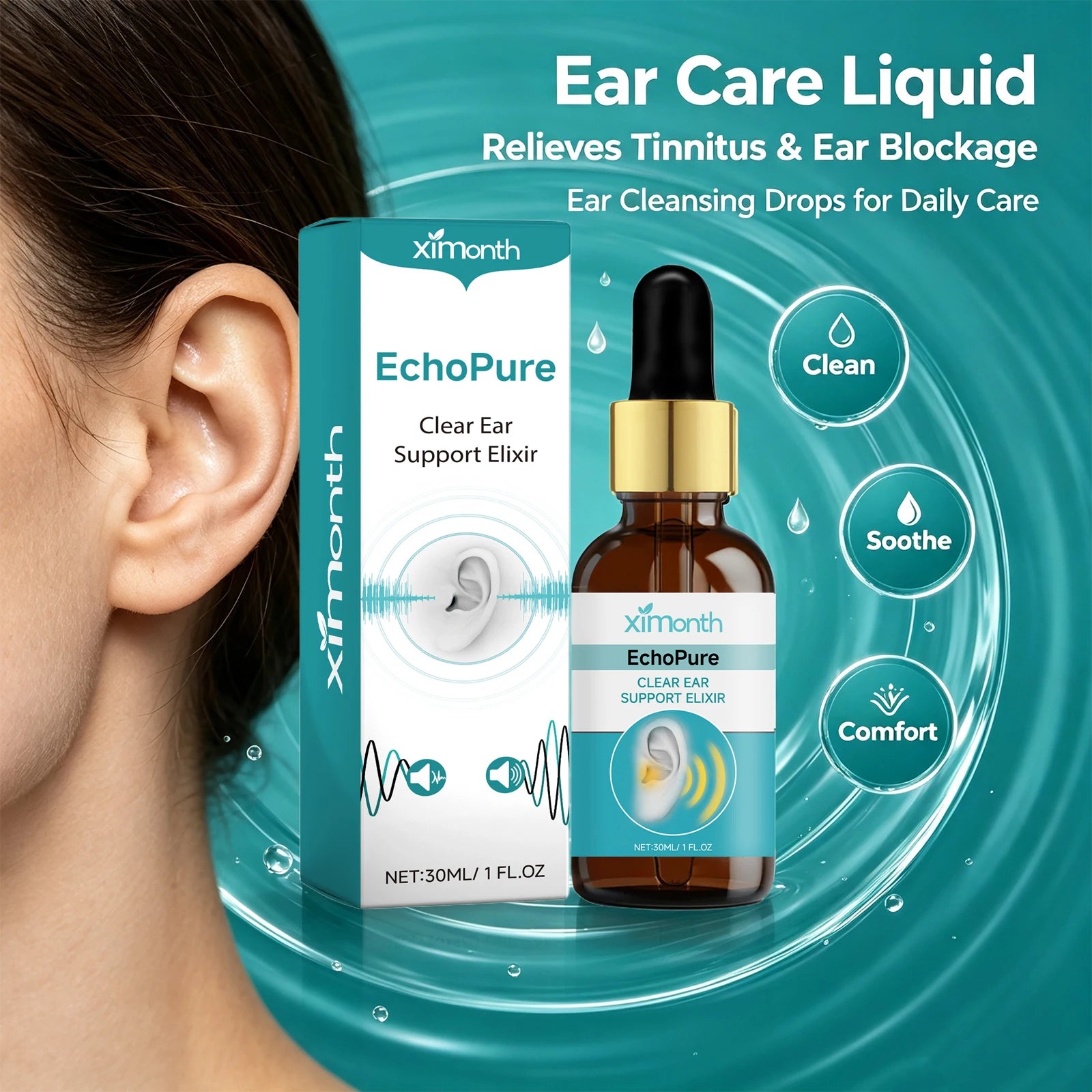Ear Wax Removal and Tinnitus Relief Drops - 1