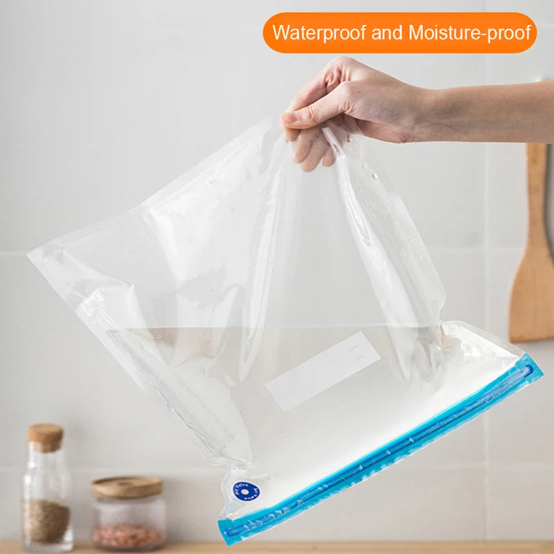 Reusable Vacuum Food Storage Bags for Kitchen