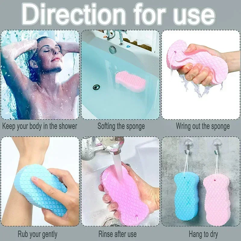 Non-Slip Silicone Shower Foot Scrubber and Massage Mat - 29