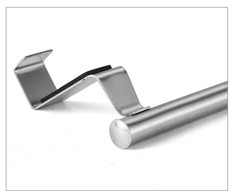 Stainless Steel Over-Cabinet Door Towel Rack