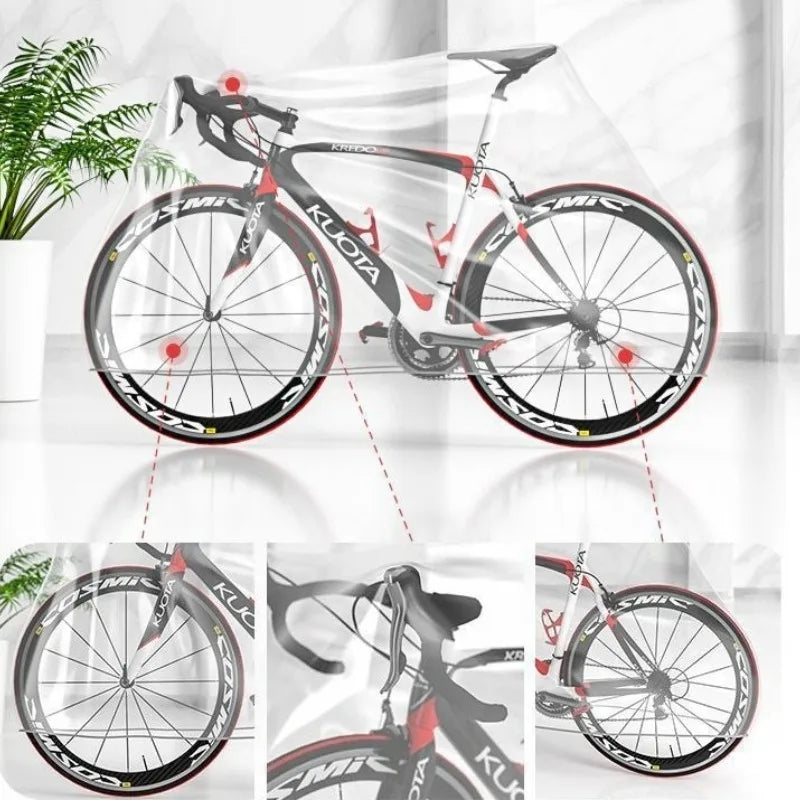 Disposable Waterproof Bicycle and Motorcycle Dust Cover - 3