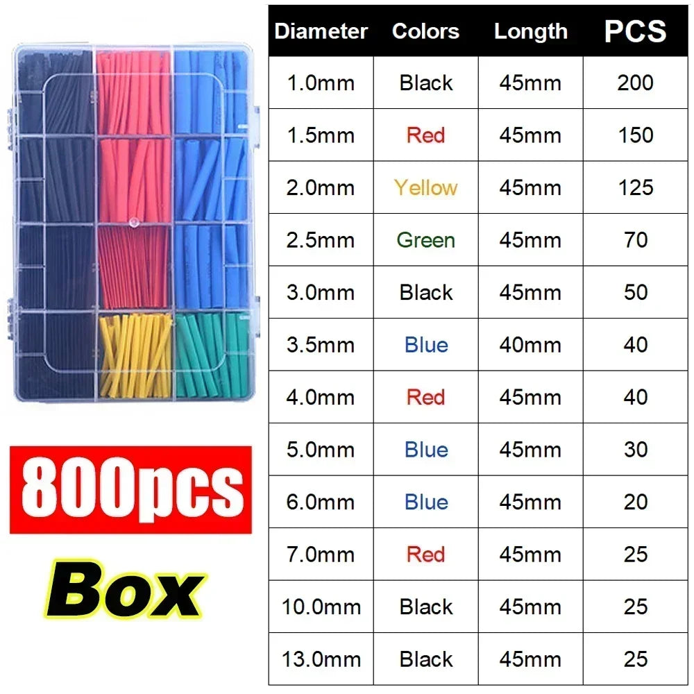 Heat Shrink Tubing Wire Insulation Wrap Kit - 29