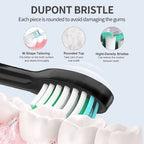 Rechargeable Sonic Electric Toothbrush with 8 Brush Heads
