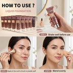 Velvet Matte Liquid Foundation for Flawless Coverage