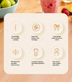 Portable Wireless Electric Fruit and Ice Blender