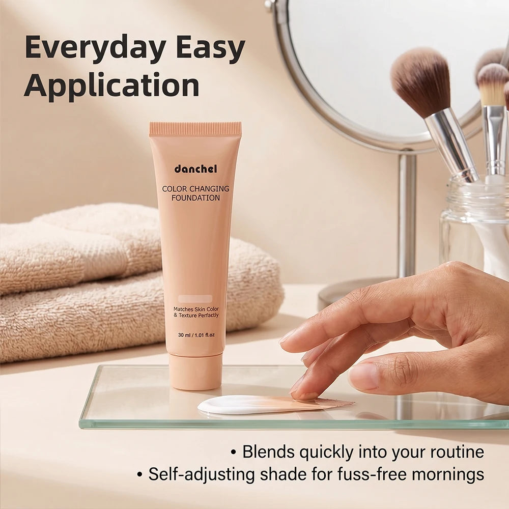 Color-Changing Liquid Foundation for Flawless Skin Tone