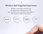 Electric Cordless Manicure and Pedicure Nail Drill Kit
