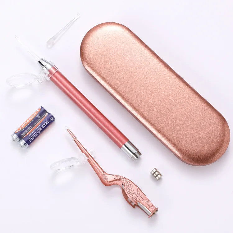 LED Lighted Ear Wax Removal Tool Kit for Adults and Kids