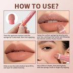 2-in-1 Waterproof Air Cushion Lip Cream and Blush