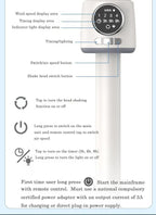 Rechargeable Portable Air Circulation Floor Fan
