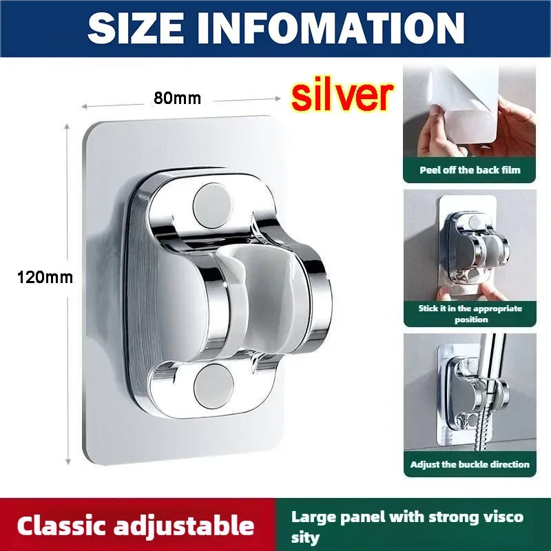 Adjustable Adhesive Shower Head Holder
