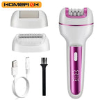 3-in-1 Rechargeable Electric Hair Remover and Shaver for Women