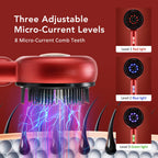 Electric Scalp Massage Comb with Serum Applicator for Hair Growth