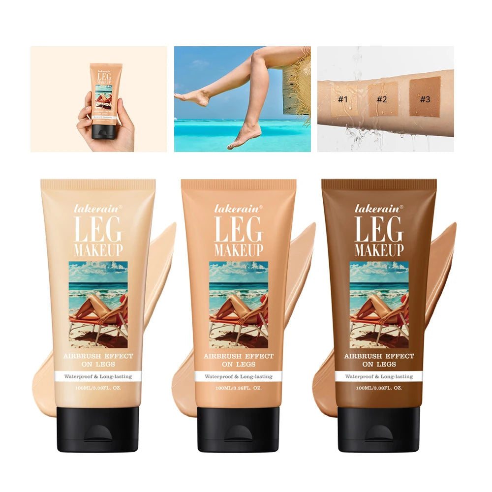 Waterproof Leg Makeup Foundation for Flawless Skin - 1