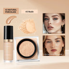 Matte Face Concealer and Setting Powder Makeup Set