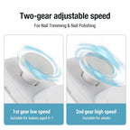 Electric Automatic Fingernail Clipper and Polisher for All Ages