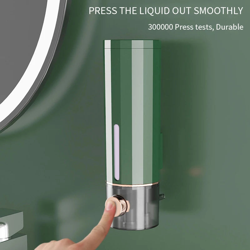 Wall-Mounted Manual Soap Dispenser for Bathroom