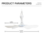 Portable USB Hanging Ceiling Fan for Camping and Dorms