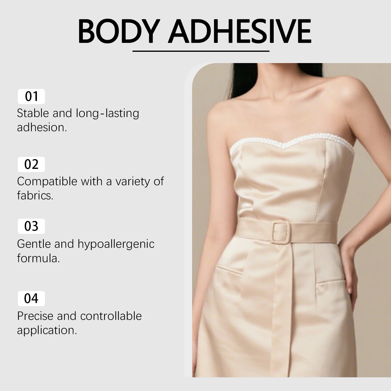All-Day Clothing Body Adhesive for Wardrobe Security - 10