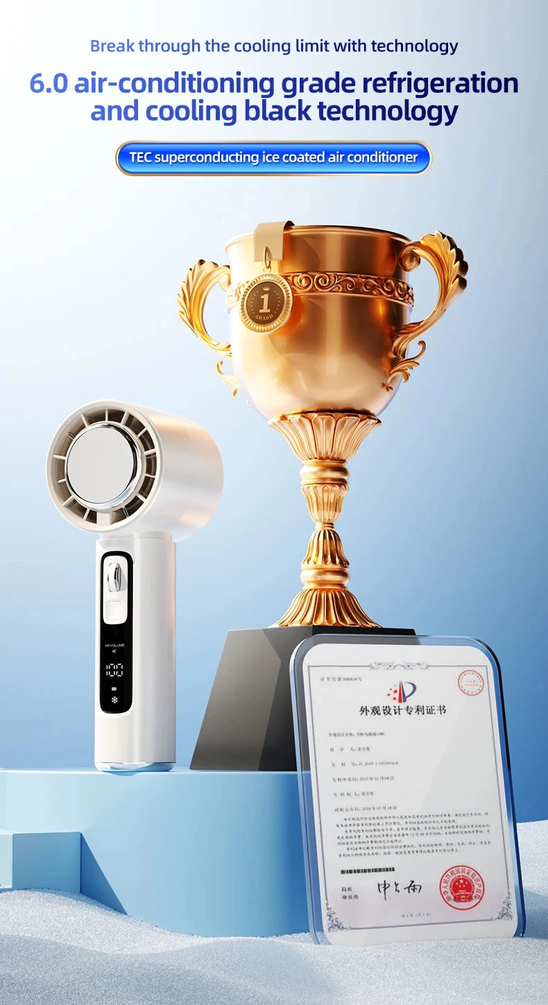 Portable Semiconductor Cooling Handheld Fan