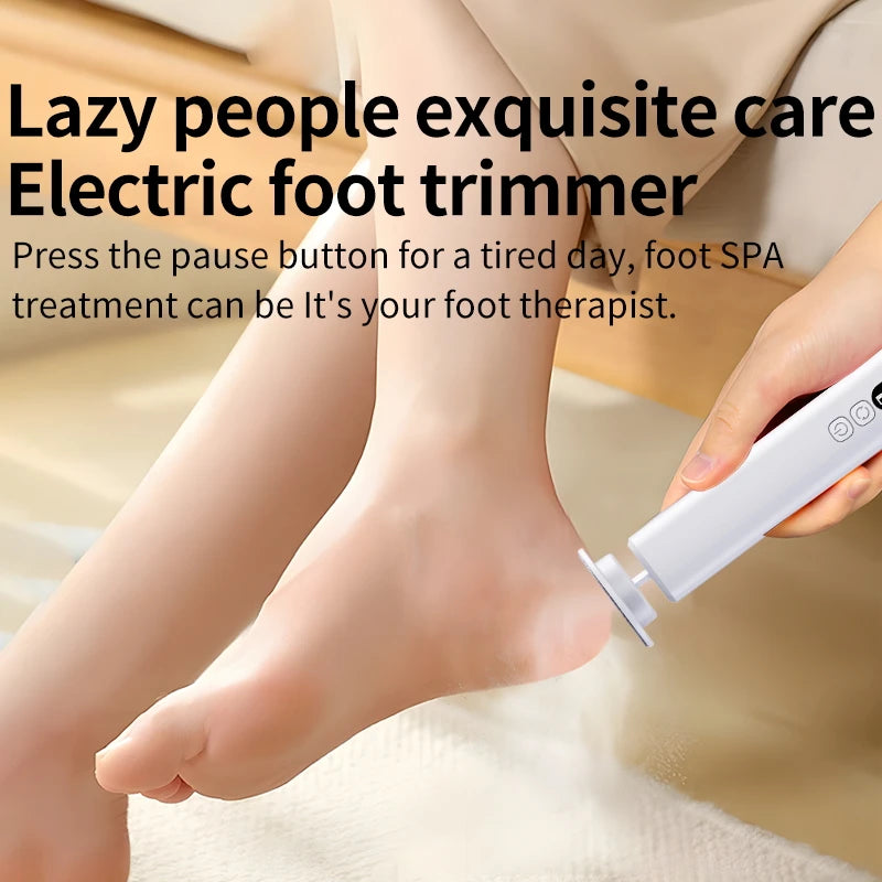 Electric Cordless Foot Callus Remover with 6 Speed Settings