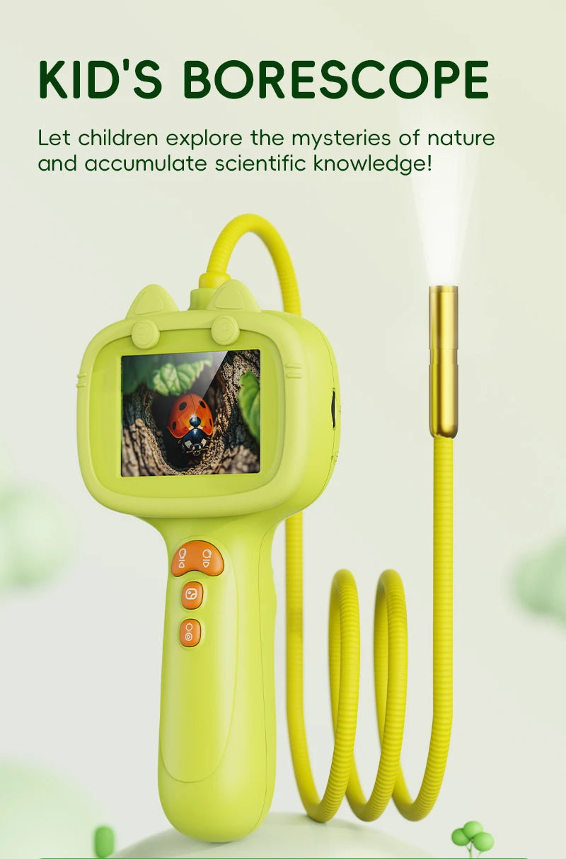 HD Borescope Inspection Camera for Kids Nature Exploration