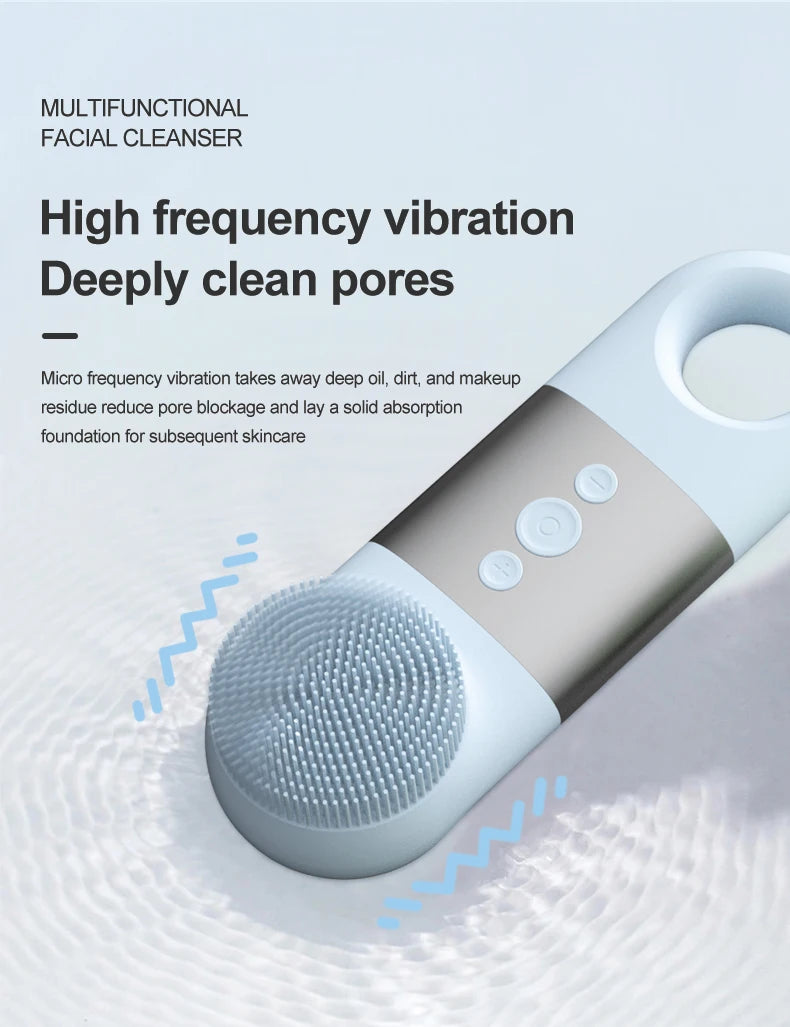 Hot and Cold Sonic Facial Cleansing Brush