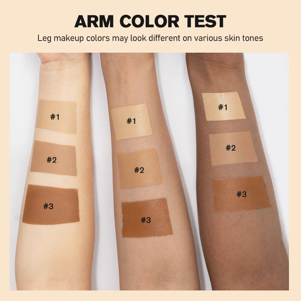 Waterproof Leg Foundation for Flawless Even Skin Tone