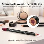 Professional 12-Color Waterproof Lip Liner Pencil Set