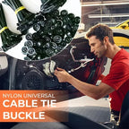 Self-Locking Nylon Cable Tie Fasteners for Automotive Wiring