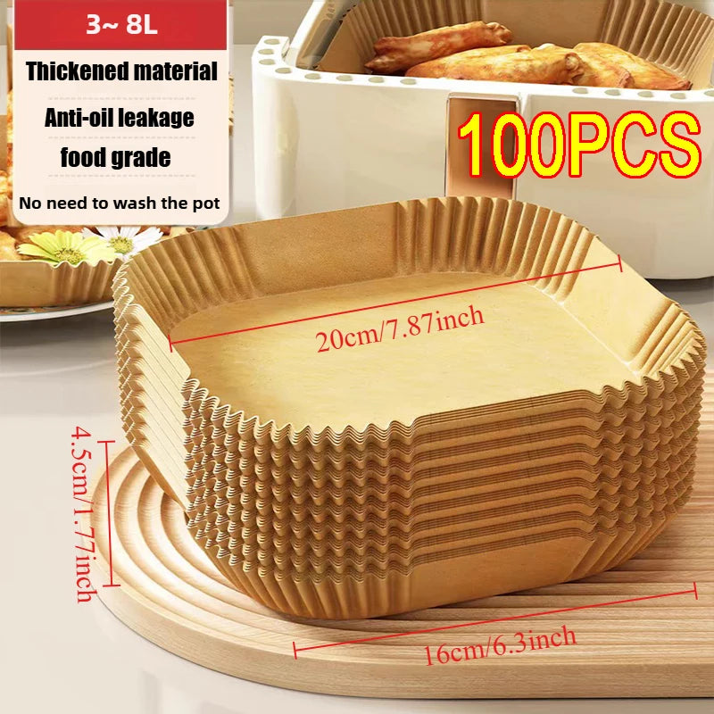 Disposable Parchment Paper Liners for Air Fryer