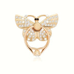 Glitter Butterfly Phone Ring Holder Kickstand