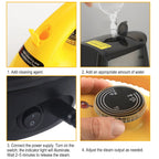 High-Temperature Steam Mop for Home and Car Cleaning