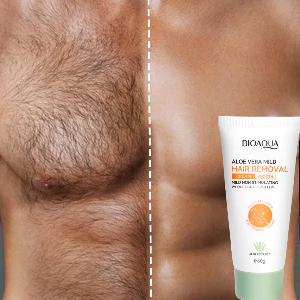Painless Gentle Hair Removal Cream for Face and Body